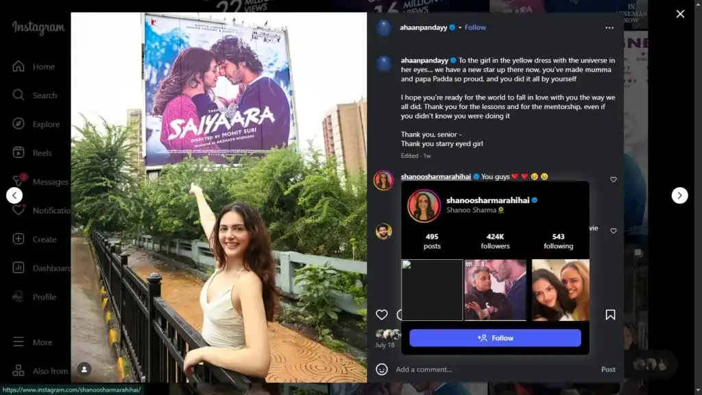 Saiyaara movie total collection 2025