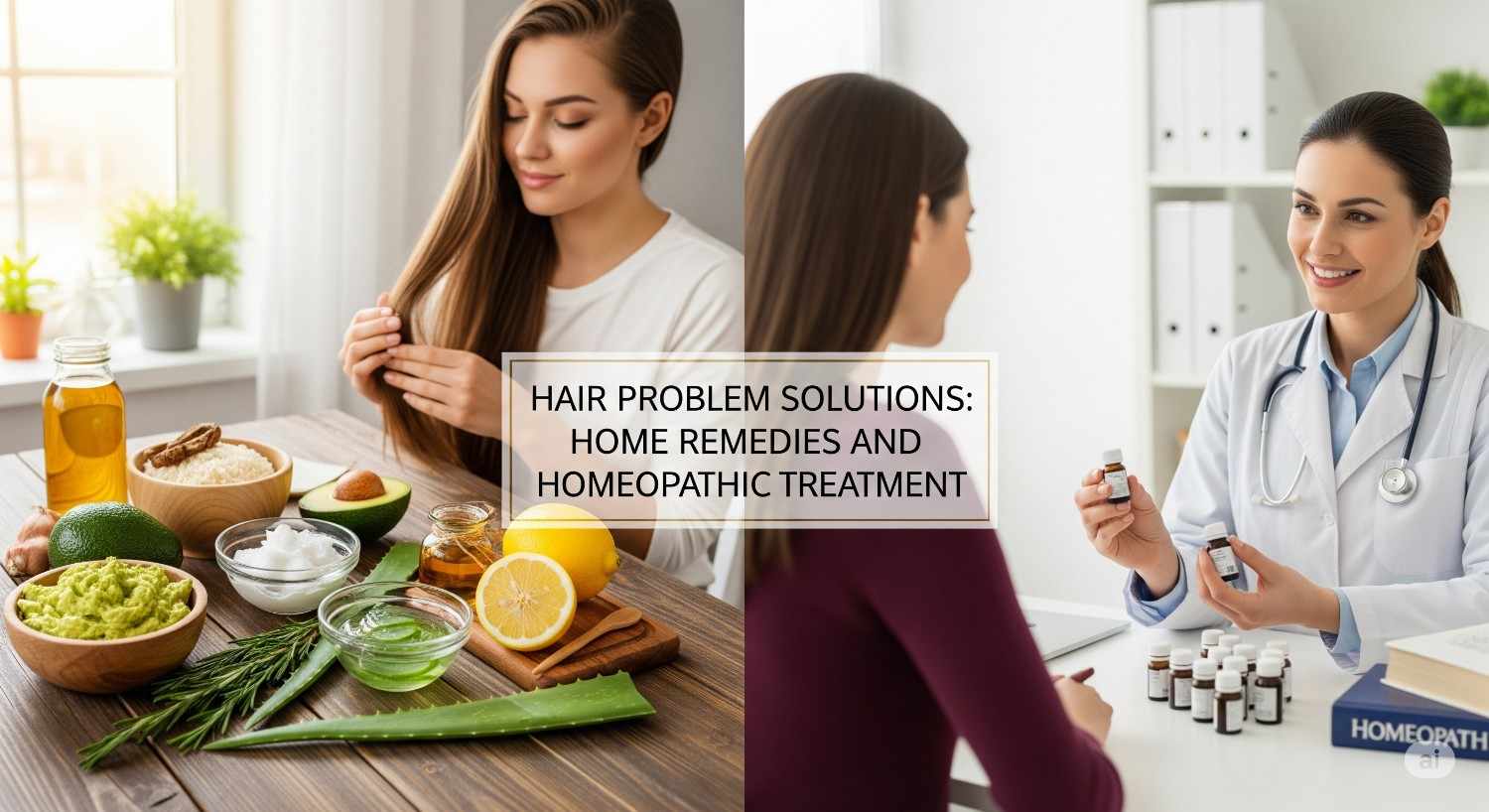 बालों की समस्या का समाधान: घरेलू नुस्खे और होम्योपैथिक इलाज